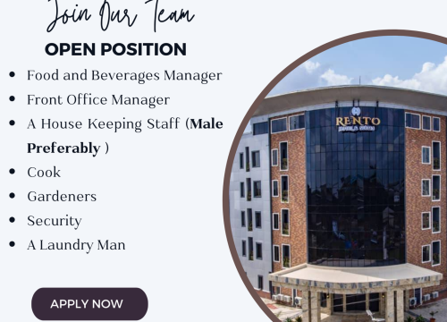 Join Our Team at Rento Hotel and Suites!